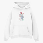 Толстовка худи оверсайз