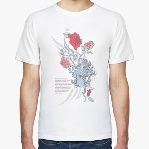Футболка с принтом Грифон