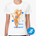 Женская спортивная футболка