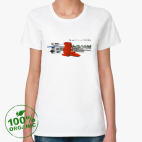 Женская футболка органик