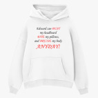 Толстовка худи оверсайз