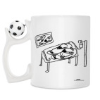 Кружка с футбольным мячиком