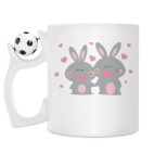 Кружка с футбольным мячиком