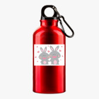 Металлическая бутылка 400 мл UV-DTF