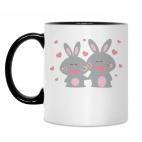 Кружка двухцветная