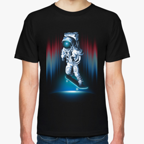Футболка с принтом Космонавт