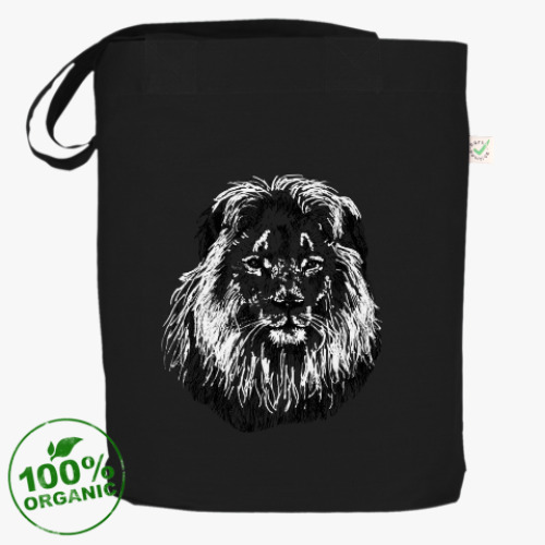 Сумка шоппер с принтом Лев