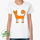 Женская футболка органик