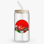 Банка с бамбуковой крышкой