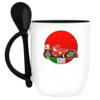 Кружка с ложкой