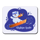 медвежонок на сноуборде