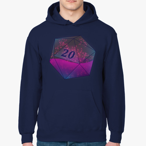 Толстовка худи с принтом Дайс D&D