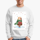 новогодний мопс