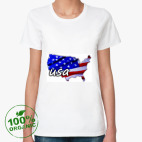 Женская футболка органик