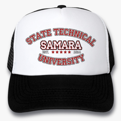 Кепка-тракер с принтом СамГТУ - Самарский Гос-й Технический Университет