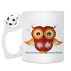 Кружка с футбольным мячиком