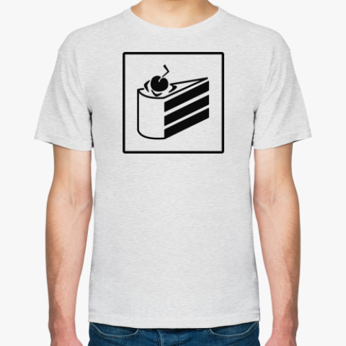 Футболка с принтом The cake is a lie!