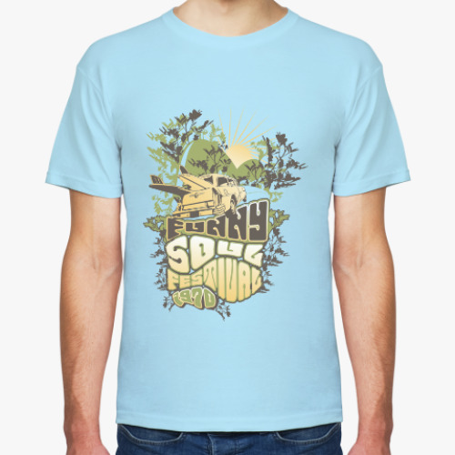 Футболка с принтом Funny Soul Festival 1970