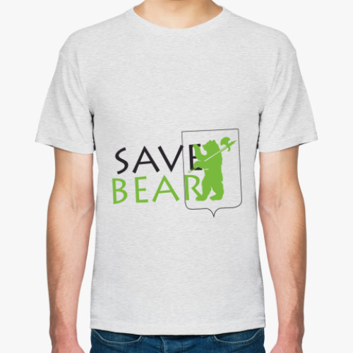 Футболка с принтом Save Bear