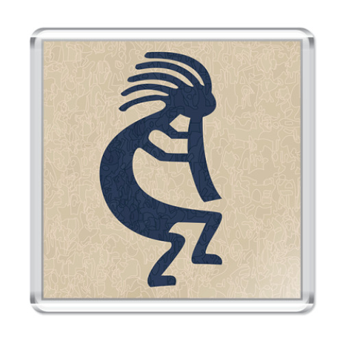 Магнит с принтом   Индеец