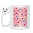 Кружка с футбольным мячиком