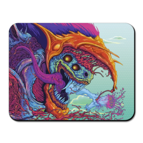 Коврик для мыши с принтом Hyper Beast