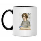 Кружка двухцветная