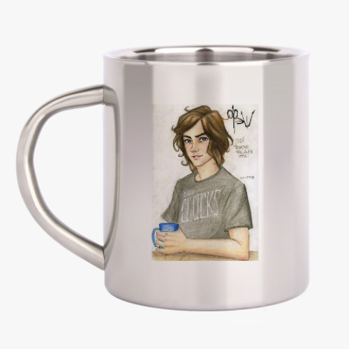 Кружка металлическая с принтом Часодеи