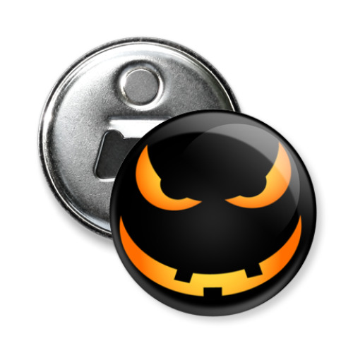 Магнит-открывашка с принтом Jack-o'-lantern