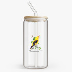 Банка с бамбуковой крышкой