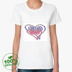 Женская футболка органик