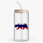 Банка с бамбуковой крышкой