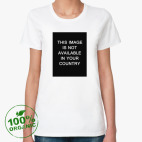 Женская футболка органик