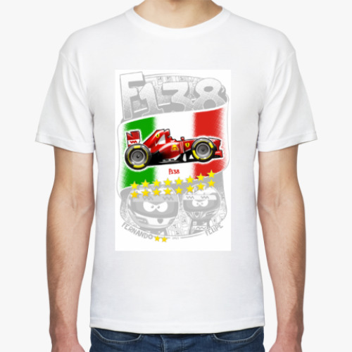 Футболка с принтом Ferrari - F138