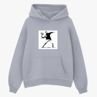 Толстовка худи оверсайз