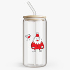 Банка с бамбуковой крышкой