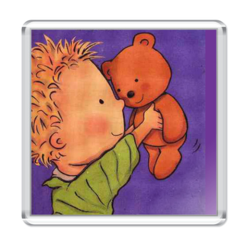 Магнит с принтом Нежность