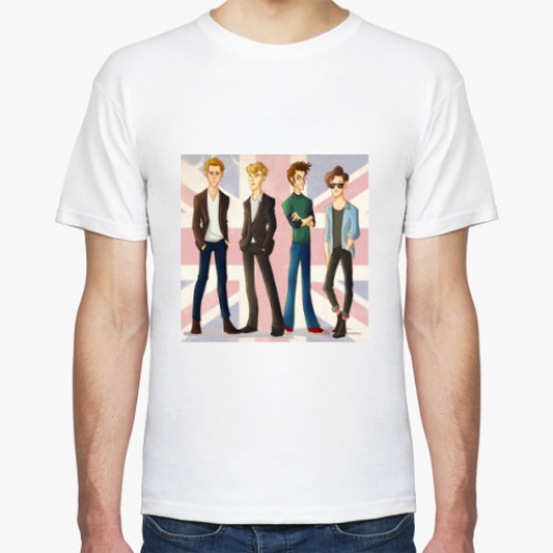 Футболка с принтом Wholock(Шерлок,Доктор Кто)