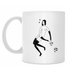 девушка и два черепа