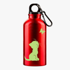 Металлическая бутылка 400 мл UV-DTF