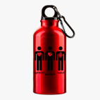 Металлическая бутылка 400 мл UV-DTF