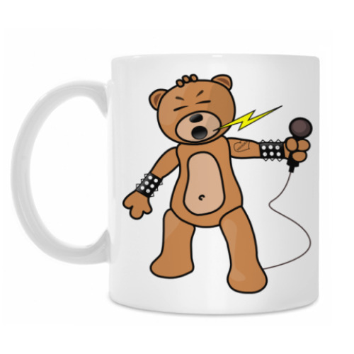 Кружка с принтом ROCK BEAR