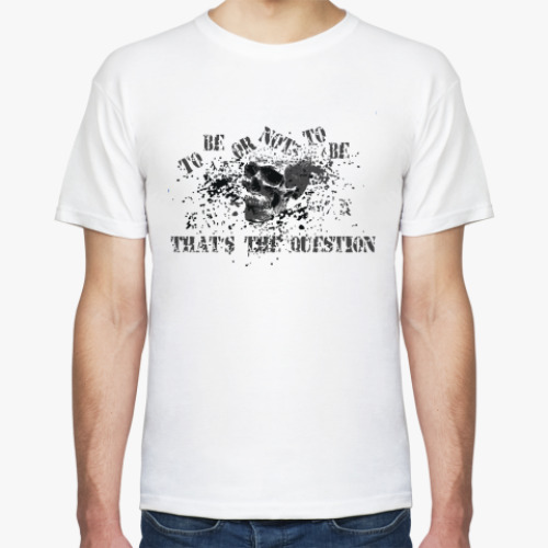 Футболка с принтом  'to be or not to be'