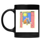 Кружка цветная UV-DTF