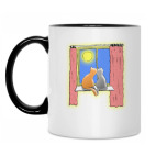 Кружка двухцветная