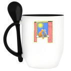 Кружка с ложкой