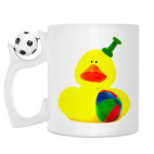 Кружка с футбольным мячиком