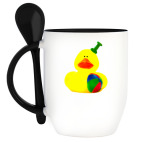 Кружка с ложкой