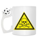 Кружка с футбольным мячиком