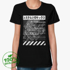 Женская футболка органик